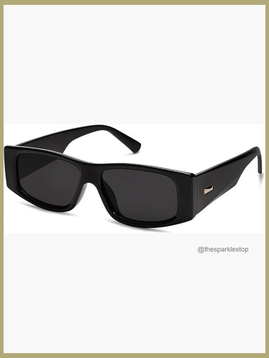Trendy Y2K Rectangle Polarized Sunglasses with UV400 TAC Lenses main image 4